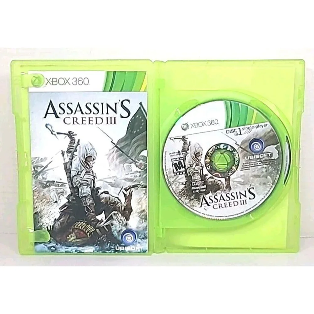 Assassin's Creed III (Microsoft Xbox 360, 2012) CIB Tested